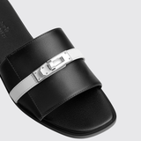 Giulia Sandals in Noir/Blanc