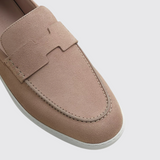 Job Loafers in Rose Pale