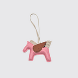Handmade Charm in Pink/Brown/Cream