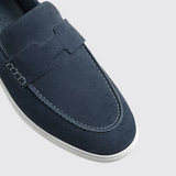 Job Loafers in Bleu Celeste