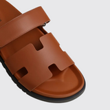 Chypre Sandals in Marron Doré