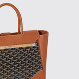 Saïgon Tote Bag in Tan/Black