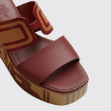 Kalis 35 Sandals in Rouge H/Naturel
