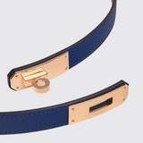 Kelly 18 Belt in Bleu Saphir