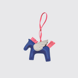 Handmade Charm in Blue/Grey/Pink
