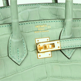 Birkin 20 in Vert D'eau