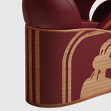 Kalis 35 Sandals in Rouge H/Naturel