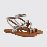 Harmonie Sandals in Gris Argenté