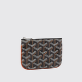 Sénat Nano Key Pouch in Tan/Black