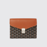 Chypre Wallet-Pouch in Tan/Black