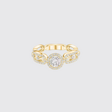 Move Link 0.3ct Solitaire Ring (Yellow Gold)