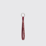 Sesame Key Ring in Burgundy