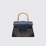Saïgon Souple Mini Bag in Navy Blue