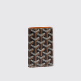 Saint-Pierre Card Wallet in Tan/Black