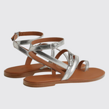 Harmonie Sandals in Gris Argenté