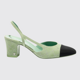 Quilted Slingback Pumps