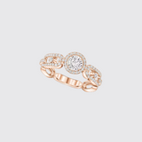 Move Link 0.3ct Solitaire Ring (Pink Gold)