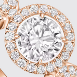 Move Link 0.3ct Solitaire Ring (Pink Gold)
