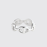 Chaine D'ancre Enchainee Ring, Small Model