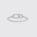 Move Uno Pavé (White Gold)
