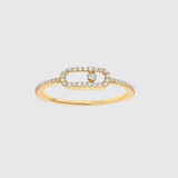 Move Uno Pavé (Yellow Gold)