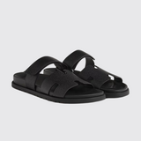 Chypre Sandals in Noir