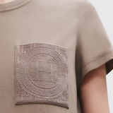 Embroidered Pocket Dress