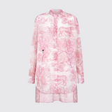 Dioriviera Long Blouse in Rose Fleur de Cerisier