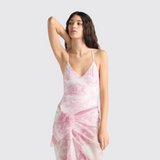 Dioriviera One-Piece Swimsuit in Rose Fleur de Cerisier