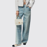 Printed Washed Jeans