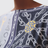 "Effet Kaleidoscope" Belted Tunic