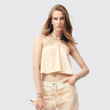 Printed Cotton Voile Top