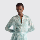 Dioriviera Long Blouse in Vert Muguet