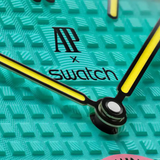 Swatch x Audemars Piguet Royal Pop Collection Watch Pocket "OTG Roz"