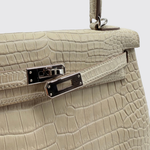 Pre-owned Hermès Kelly 25 in Beton, image 10