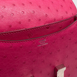 Pre-owned Hermès Constance 18 Rose Tyrien Ostrich, image 6