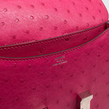 Pre-owned Hermès Constance 18 Rose Tyrien Ostrich, image 6