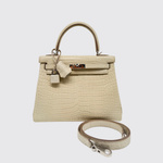 Pre-owned Hermès Kelly 25 in Beton, image 13