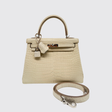 Pre-owned Hermès Kelly 25 in Beton, image 13