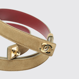 Chanel CC Suede Belt