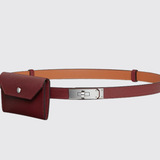 Kelly Pocket 18 Belt in Rouge H PHW