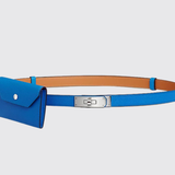 Kelly Pocket 18 Belt in Bleu Hydra PHW