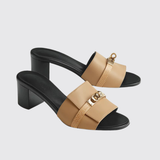 Gigi 50 Sandals in Beige Natura