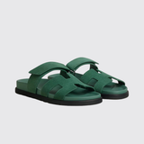 Chypre Sandals in Vert