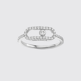 Move Uno Pavé LM (White Gold)
