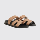 Chypre Sandals in Beige Perlino