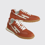 Jet Sneakers in Orange Canyon / Blanc