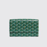 Varenne Continental Wallet in Green