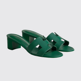 Oasis Sandals in Vert Oyat