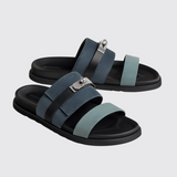 Jackson Sandals in Multicolore Bleu Tonnerre